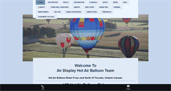 Desktop Screenshot of airdisplay.ca