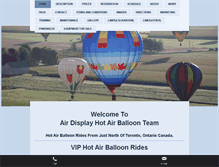 Tablet Screenshot of airdisplay.ca